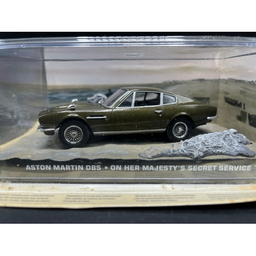 625 - James Bond 007 'On Her Majesty's Secret Service' die-cast vehicles in scenic presentation pack from ... 