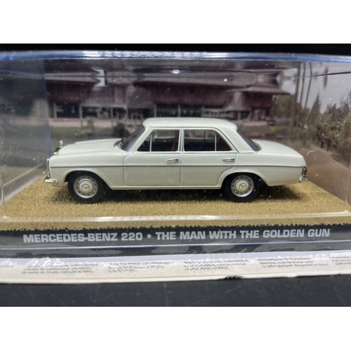 628 - James Bond 007 'The Man with the Golden Gun' die-cast vehicles in scenic presentation pack from Univ... 