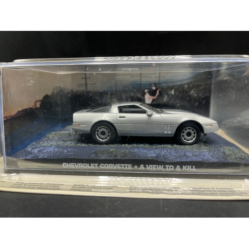 633 - James Bond 007 'A View to a Kill' die-cast vehicles in scenic presentation pack from Universal Hobbi... 