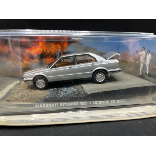 635 - James Bond 007 'Licence to Kill' die-cast vehicles in scenic presentation pack from Universal Hobbie... 