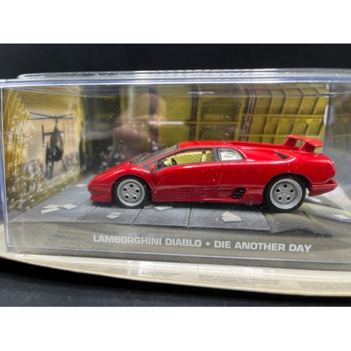 638 - James Bond 007 'Die Another Day' die-cast vehicles in scenic presentation pack from Universal Hobbie... 