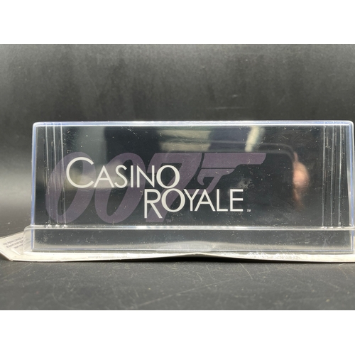 639 - James Bond 007 'Casino Royale' die-cast vehicles in scenic presentation pack from Universal Hobbies ... 