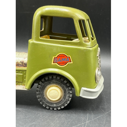 660 - Gama (Germany) 2991 Lorry Mounted Searchlight, Large scale tinplate battery operated models circa 19... 