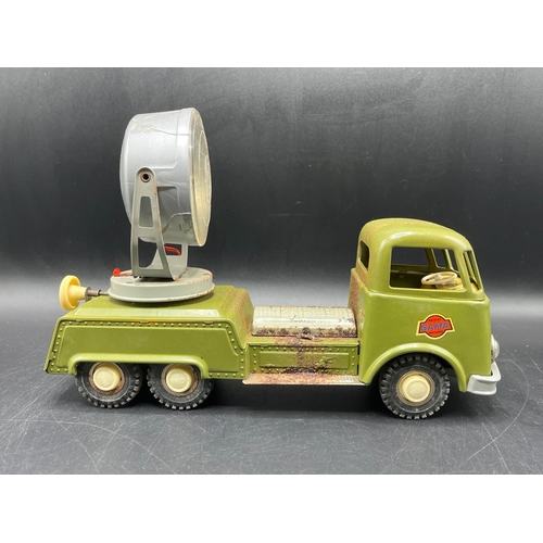 660 - Gama (Germany) 2991 Lorry Mounted Searchlight, Large scale tinplate battery operated models circa 19... 