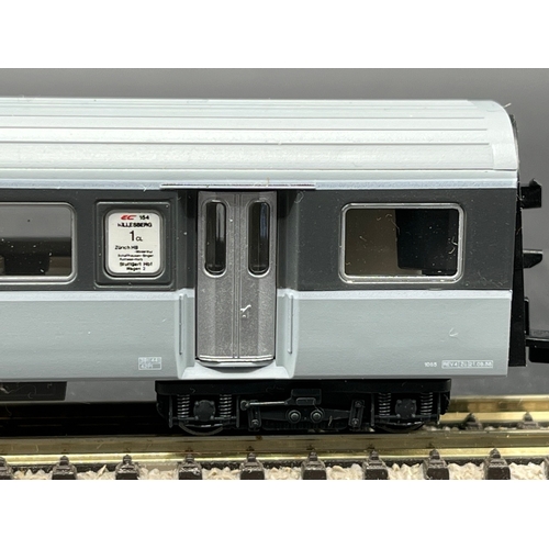 290 - N Scale Kato/Lemke K11401 SBB CFF FFS Eurocity 6-Car Set MISSING Motorised Car, therefore only five ... 