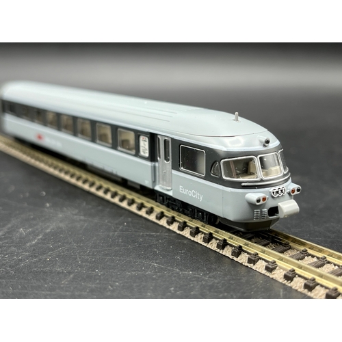 290 - N Scale Kato/Lemke K11401 SBB CFF FFS Eurocity 6-Car Set MISSING Motorised Car, therefore only five ... 