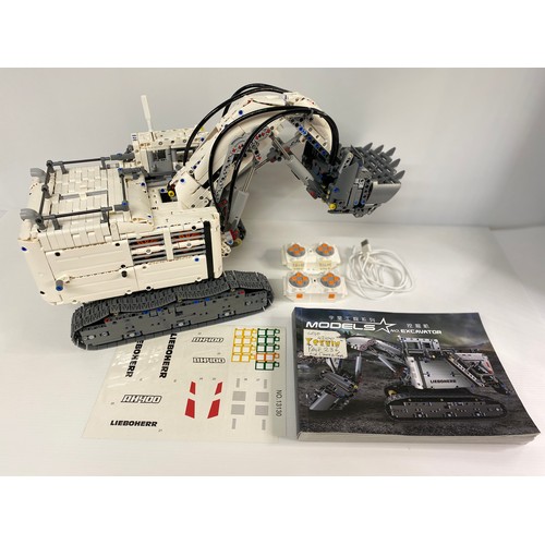 4 - Modelstar 13130 Liebherr R 9800 Excavator Compatible 42100. This set comes built with instructions N... 