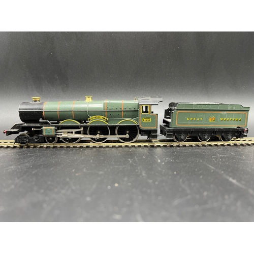 32 - Four OO Non-Runners, Lima 4-6-0 'King George V' No.6000 with tender, Triang 4-6-2 T.R 2335 with tend... 