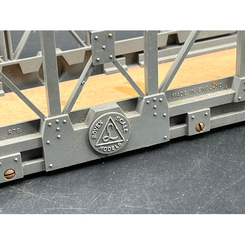 39 - Rovex Triang Model Railway Track, Girder Bridge and some Rolling stock as shown; two types of track ... 