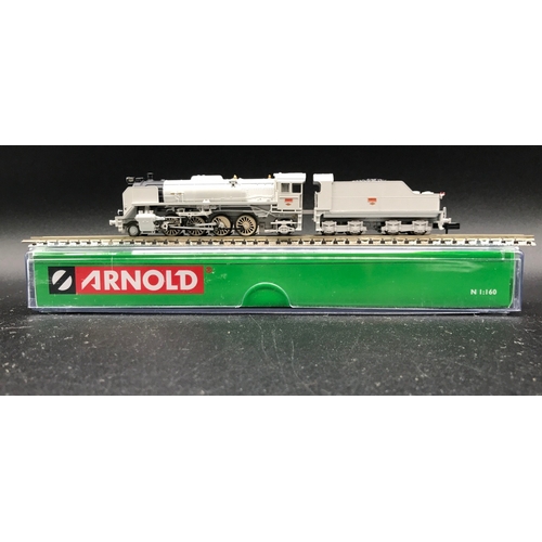 44 - Arnold HN2170D Steam locomotive 141-2101 Mikado, DC Digital, Era III, N Gauge 1:160, Tested Runner, ... 