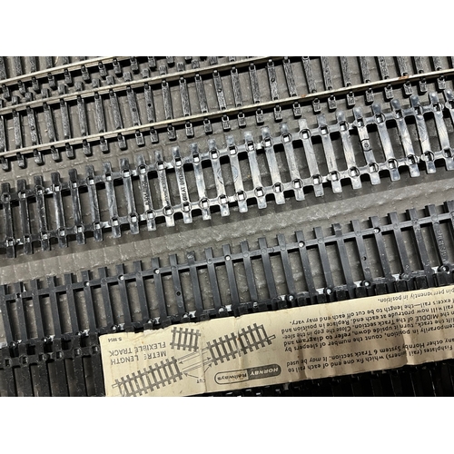 72 - 22 lengths of Hornby & GT Italy Flexi track varying lengths average 80/90cm, no pins, supplied in he... 