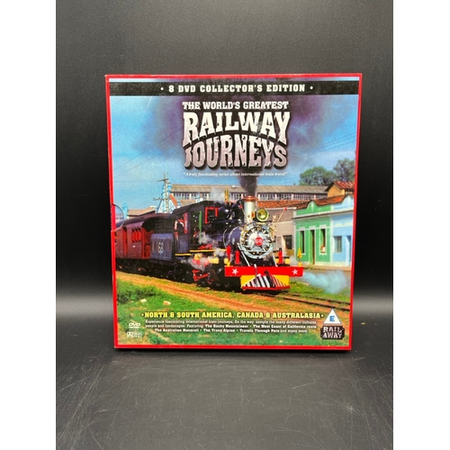 126 - The World's Greatest Railway Journeys complete Series of 24 DVD's in three sets, New Ex-shop Stock -... 