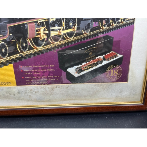 134 - Hornby Poster advertising 'Princess Elizabeth' 4-6-2 #6201 Limited Edition presentation set, showing... 