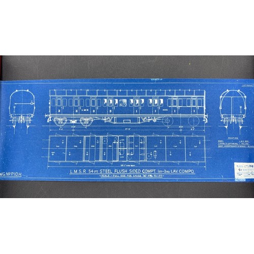 139 - King Henry VII King Class GWR & Pacific Capelon Nord Calais, Blueprints, Metal Signs & Tickets. F/G/... 