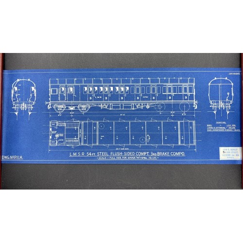 139 - King Henry VII King Class GWR & Pacific Capelon Nord Calais, Blueprints, Metal Signs & Tickets. F/G/... 