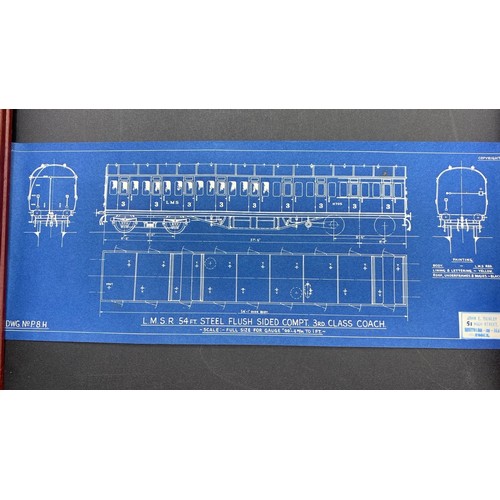 139 - King Henry VII King Class GWR & Pacific Capelon Nord Calais, Blueprints, Metal Signs & Tickets. F/G/... 