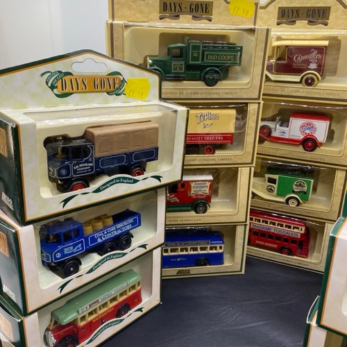 197 - 42 die-cast LLedo Days Gone and Promotional models boxed, models appear to have not been removed fro... 