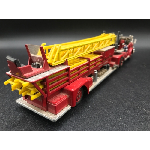 212 - Corgi Major Toys #1143 American LaFrance Aerial Rescue Fire Engine, includes five crew, Six ladders ... 