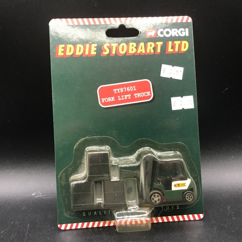 223 - 15 Mostly Corgi Eddie Stobart Die-cast Carded and Boxed Items, Undisturbed from Packaging, Boxes ove... 