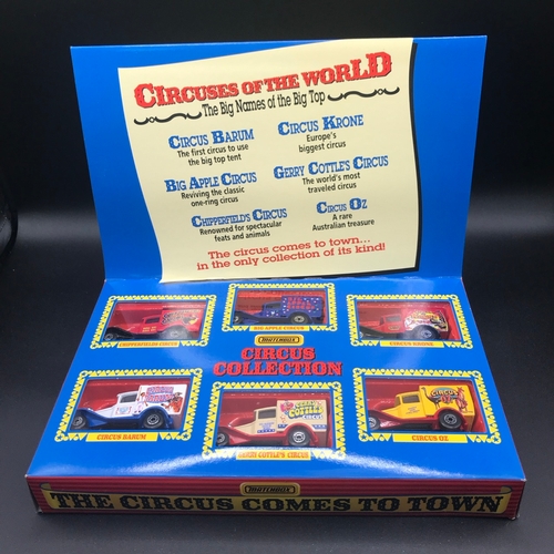 224 - Matchbox 'The Circus Comes to Town' Six Car Collection, together with Atlas 'Carters' Foden Generato... 