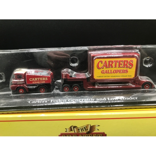 224 - Matchbox 'The Circus Comes to Town' Six Car Collection, together with Atlas 'Carters' Foden Generato... 