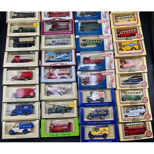 243 - 36 Boxed Lledo Die-cast vehicles as shown - Die-cast Very Good, Boxes Fair/Good (36) 5500g