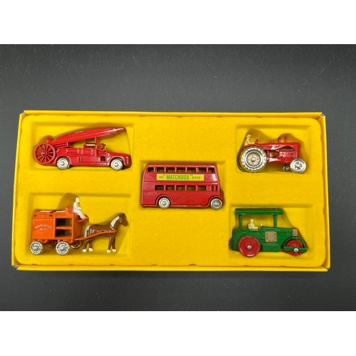 244 - Lledo Automobile Association Vans of the 50s Special Edition set and 'Matchbox' Series 40th Annivers... 