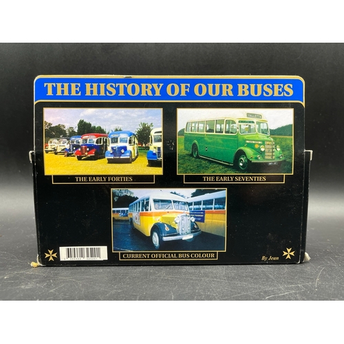 265 - Five Malta Bus Company die-cast Bedford OB coaches by Leaf Ltd 'The Original Malta & Gozo Buses' ser... 