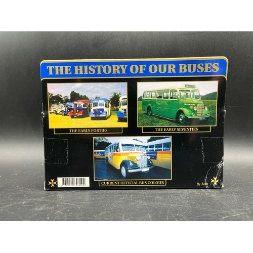 265 - Five Malta Bus Company die-cast Bedford OB coaches by Leaf Ltd 'The Original Malta & Gozo Buses' ser... 