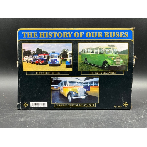 265 - Five Malta Bus Company die-cast Bedford OB coaches by Leaf Ltd 'The Original Malta & Gozo Buses' ser... 