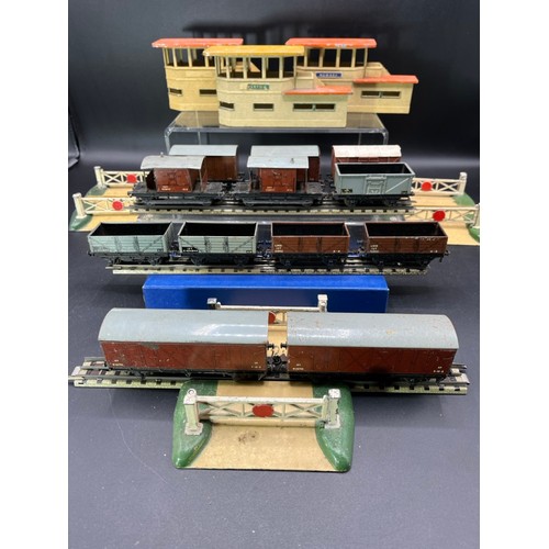 56 - Four 3-Rail Dublo Locomotives EDL7 LMS #6917 (Fair), Two EDL17 BR#69567 (Poor) & EDL18 BR#80054 (Poo... 