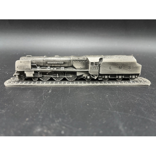 123B - Official Royal Mail Collectible, LMS Duchess Class City of St.Albans 6253 1/60th scale Pewter Model ... 