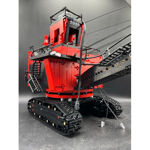 3 - REOBRIX 22014 - RC Control rope excavator 2,968 clamping modules building kit. This set comes built ... 