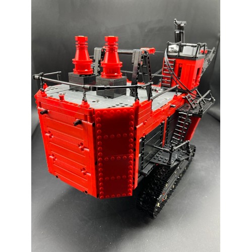 3 - REOBRIX 22014 - RC Control rope excavator 2,968 clamping modules building kit. This set comes built ... 