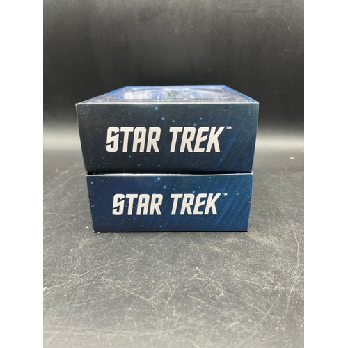 281A - 2 Eaglemoss Star Trek Die-cast models in original packaging, Models appear un-disturbed from packagi... 