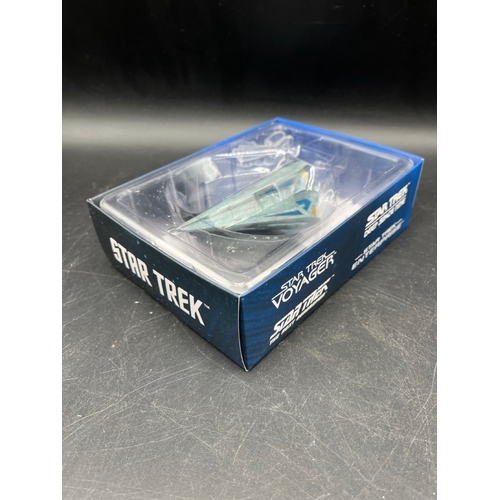 281A - 2 Eaglemoss Star Trek Die-cast models in original packaging, Models appear un-disturbed from packagi... 