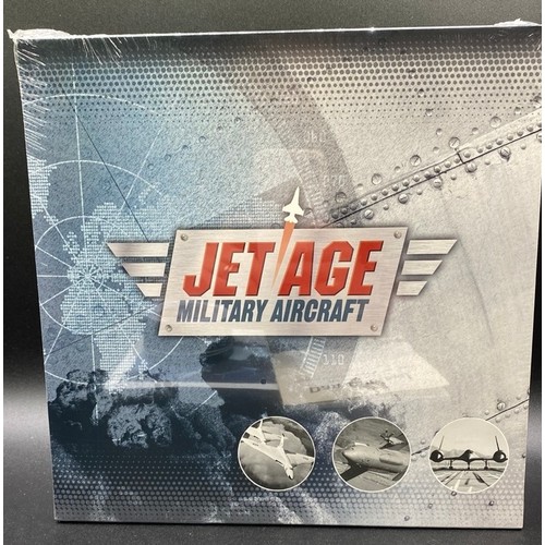 38 - Atlas Edition Jet Age Military Aircraft Models Boxed, Coasters & Cufflinks. (4000g) (15).
Sealed and... 