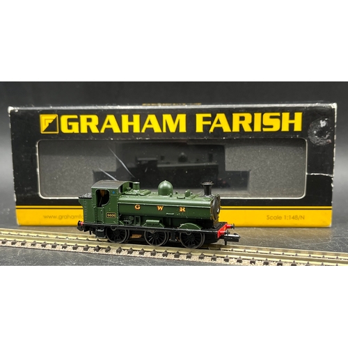 64 - Graham Farish 371-931A 'N' gauge Class 8750 Pannier Tank 4606 GWR Green Tested Runner (100g)
Scratch... 