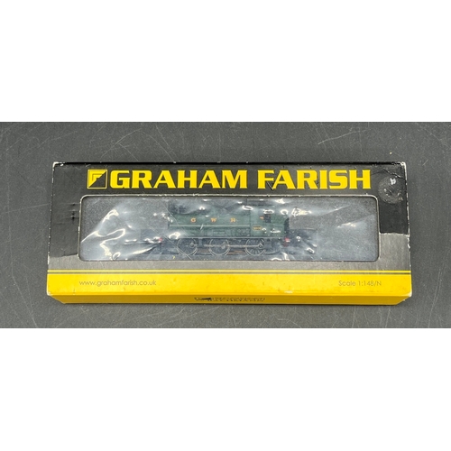 64 - Graham Farish 371-931A 'N' gauge Class 8750 Pannier Tank 4606 GWR Green Tested Runner (100g)
Scratch... 