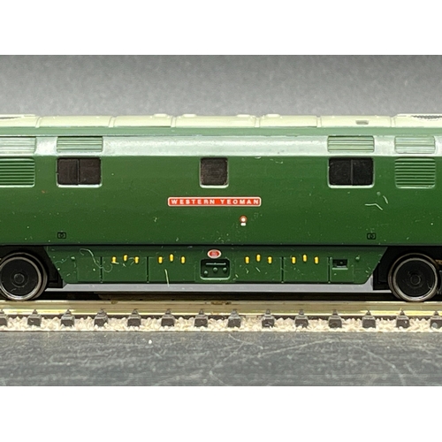 66 - Two 'N' gauge Diesel Locomotives, Tested Runners (300g)
Graham Farish 371-403 Class 52 D1035 BR Gree... 