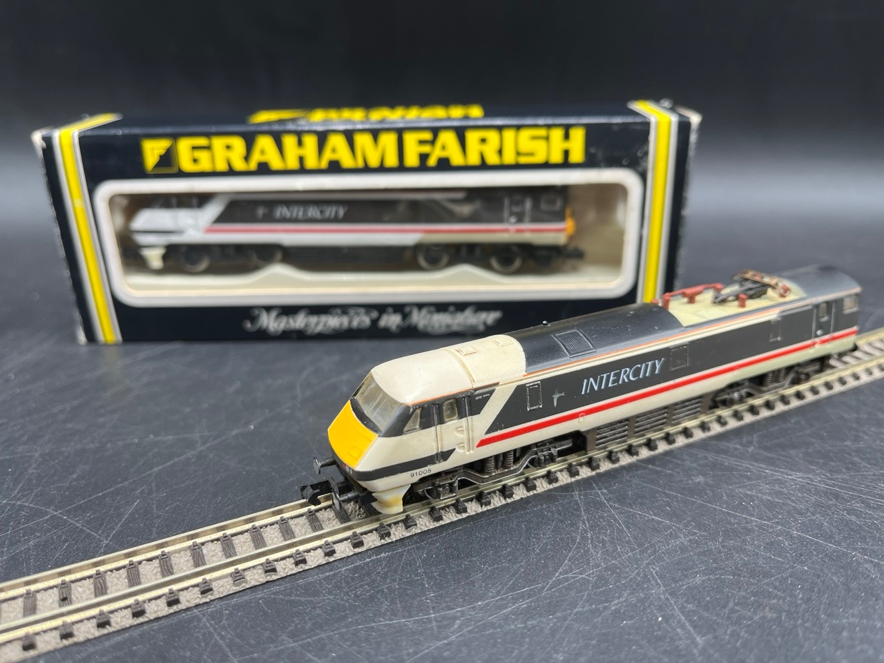 Two Graham Farish Intercity Electric Loco 'N' gauge both