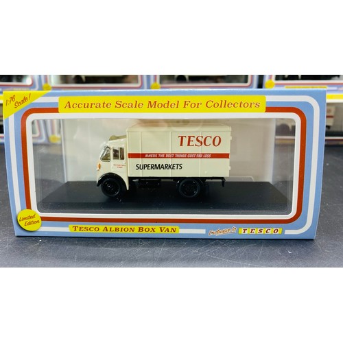 24 - 72 Oxford 1:76 Scale Tesco Albion Victor Box Van Limited Editions for Goodwood Revival Code SP101.
T... 