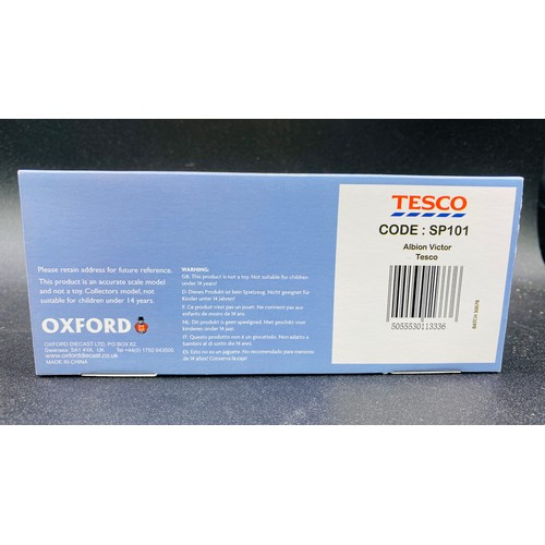 24 - 72 Oxford 1:76 Scale Tesco Albion Victor Box Van Limited Editions for Goodwood Revival Code SP101.
T... 