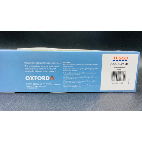 25 - 78 Oxford 1:76 Scale Tesco Leyland Beaver 680 & York Twin Axle Box Trailer Limited Editions for Good... 