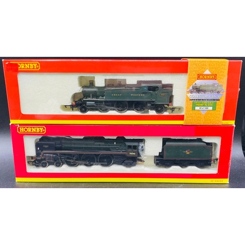 193 - 2 Hornby Boxed Locomotives 00 Gauge. (2). 910g. Tested Runners.
Hornby 61xx Class 2-6-2T Praire No 6... 