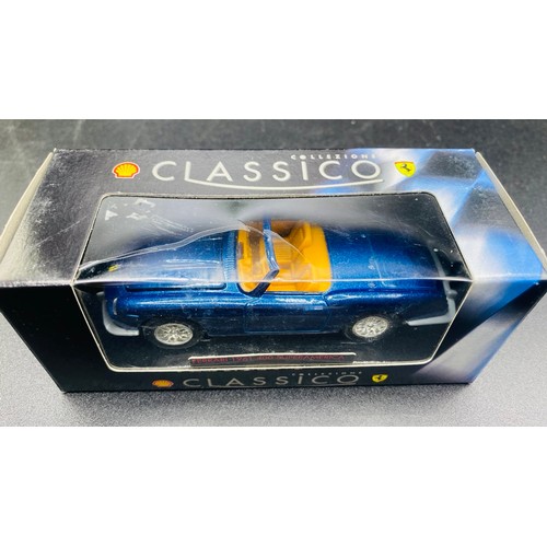 33 - 4 Classico Cars Boxed(4). Good/Very Good.
Ferrari 1961 156 F1
Ferrari 1969 365 GTS4
Ferrari 1961 400... 