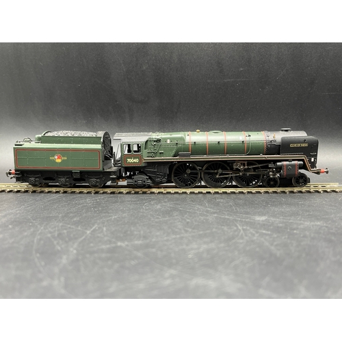 203 - Hornby R2180 BR 4-6-2 Britainia Class 7MT 'Clive of India' #70040 (China) Tested Runner
(550g)
’Supe... 