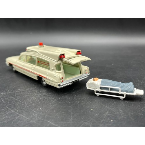 7 - Dinky Toys 263 Superior Criterion Ambulance, complete with driver, attendant, patient and stretcher ... 