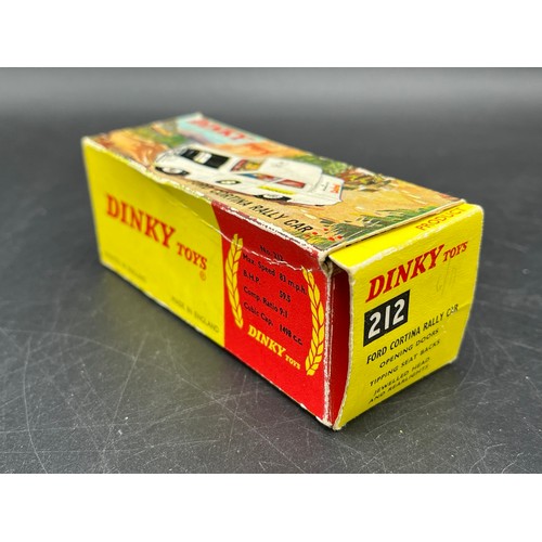 8 - Dinky Toys - No. 212 Ford Cortina Rally Car - an original vintage Dinky Toys boxed diecast model No.... 