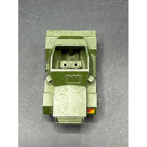 9 - Three Dinky Toys Armoured vehicles
(250g)
Boxed Dinky Toys 674 Austin Champ 
Dinky Toys 673 Scout ca... 